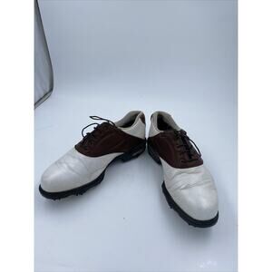 FootJoy DryJoys Tour Golf Saddle Leather Men’s Sz 9 W Opti Flex 2 Golf #59961